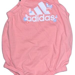Adidas Pink Baby Romper